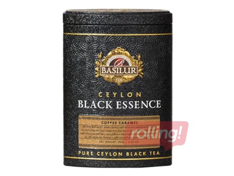 Must tee Basilur Black Essence, Kohvikaramell, 100 g