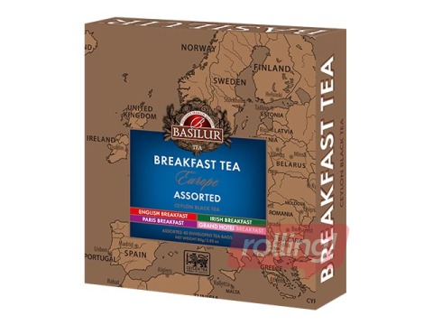 Must tee Basilur Breakfast tea collection, Euroopa, 40 x 2 g