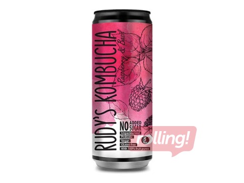 Jook Rudy's Kombucha, vaarikad ja basiilik, 330ml