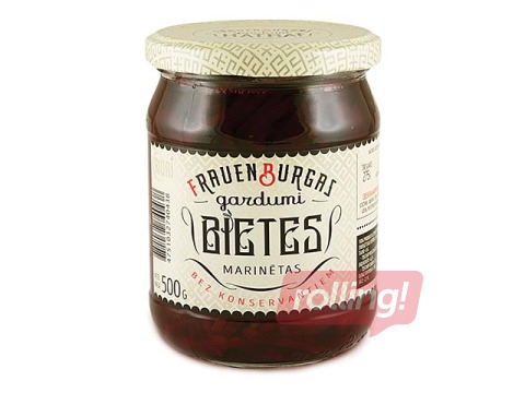 Pickled beets, Frauenburgas gardumi, 500 g
