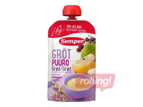 Pudru tera, pirn, mango, banaan, õun, 6m, Semper 120g