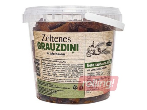 Röstsai küüslauguga, Zeltenes, Latvijas Maiznieks, 300 g