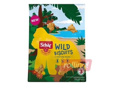 Gluteenivabad küpsised Schär, Wild Biscuits, 115g