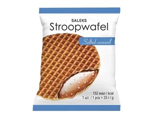 Vahvlid Mercury, Stroopwafel, soolase karamellitäidisega, .33g