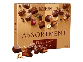 Piimašokolaadi kommid Assortment Elegant, Roshen, 145 g