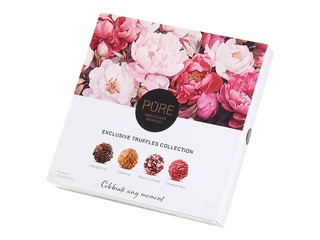 Pure Chocolate эксклюзивная коллекция шоколадных трюфелей, Spring/Flowers 16, 135г