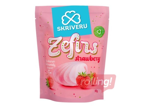 Zefīrs ar zemeņu garšu, Skrīveru 170g