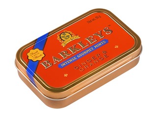 Dragees, mint, orange and ginger, Barkleys, 50 g