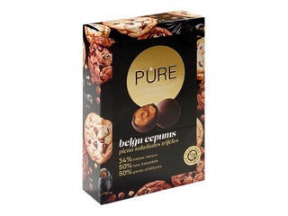 Šokolaaditrühvlid Pure Chocolate Belgia biskviitkreemi täidisega, 148 g