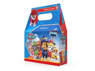 Maiustuste sortiment Pergale, mänguasjaga Paw Patrol Toy ja Vahvlimaiustused, 300g