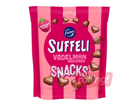 Maisikrõps Fazer, Suffeli Snacks, vaarika maitsega, 140g