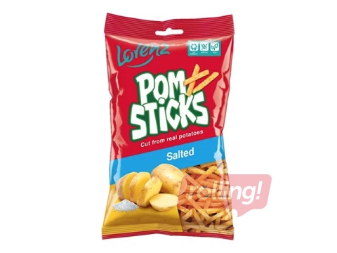 Kartulilaastud, soolased, Lorenz Pomsticks, 100 g