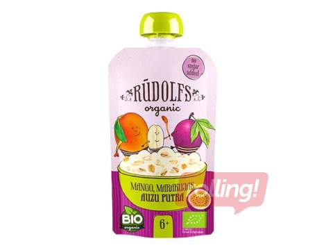 Kaerahelbepuder Rudolfs mango ja granadilliga BIO, 110 g (alates 6 kuust)