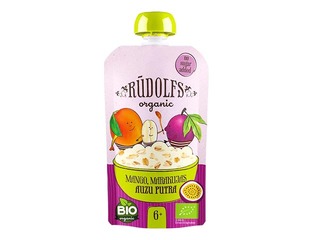 Kaerahelbepuder Rudolfs mango ja granadilliga BIO, 110 g (alates 6 kuust)