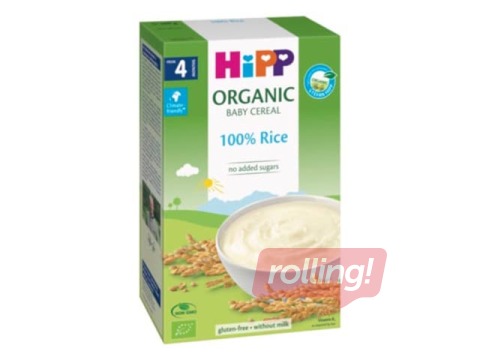 Riisipuder Hipp, 100% BIO, alates 4 kuust, 200g