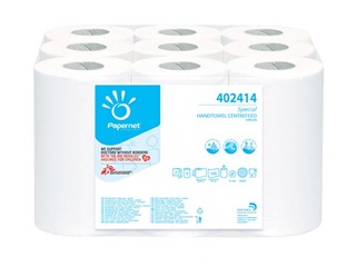 Paberrätikud Papernet Oversoft Mini 150, 9 rulli, 2 kihti, valge