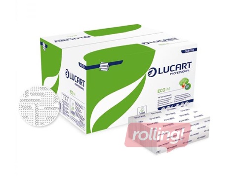 Paper towels Lucart Eco M 22,5x32cm, 2 layers, white