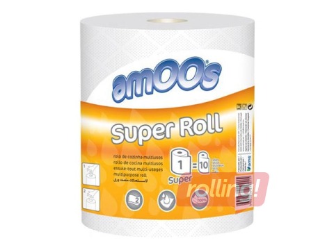 Paberrätik Amoos Super Roll, 1 rull, 70 m, 2 kihti, 280 lehte