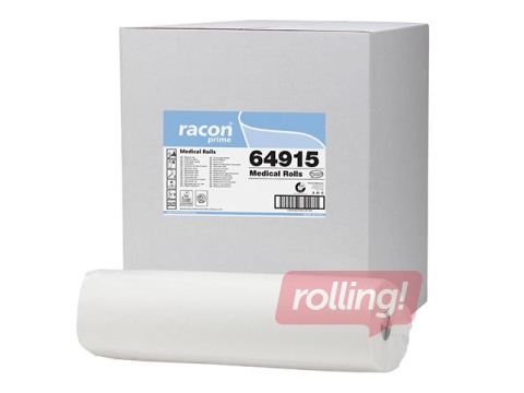 Sanitaarkate Racon Prime 100m, 2-kihiline, valge, 6 rulli