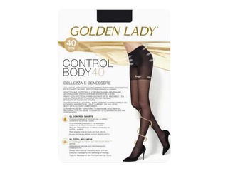 Naiste sukkpüksid, Control Body, Golden Lady, 40 den, Nero, 3 suurust