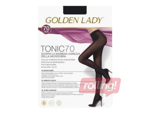 PROMO Naiste sukkpüksid, Tonic, Golden Lady, 70 den, Nero, 2 suurust