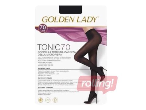 PROMO Naiste sukkpüksid, Tonic, Golden Lady, 70 den, Nero, 3 suurust