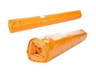 Garbage bags 60l, 63 x 74 cm,  50 mic., 10 pcs, orange