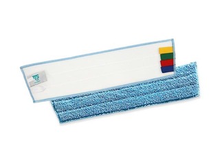 Mikrokiudmopp Velcro,  Microblue ribadega, 40 cm