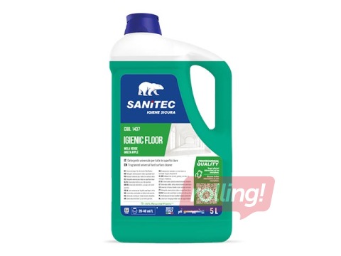 Universaalne põrandapesuvahend Sanitec Igienic Floor Green Apple, 5 L