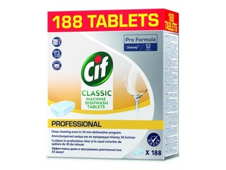Nõudepesumasina tabletid Cif ProFormula Classic, 188 tk