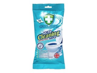 Wet wipes for toilet cleaning, Green Shield, 40 pcs.