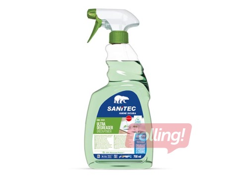 Rasvaeemaldusvahend Sanitec Green Power, ökoloogiline, 750ml