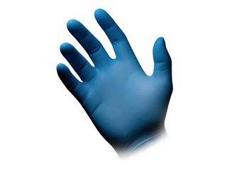 Nitrile gloves, powder-free, AMPri, size S, blue, 100 pcs.