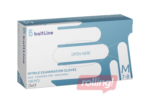 Kindaid BaltLine, nitraat, pulbrita, sinine, suurus M, 100 tk.