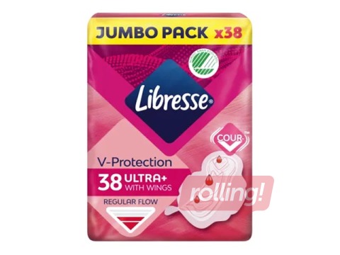 Hügieeniilised sidemed Libresse Ultra Normal Jumbo pack, 38 tk.