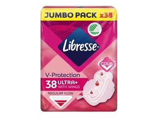 Hügieeniilised sidemed Libresse Ultra Normal Jumbo pack, 38 tk.