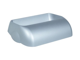 Waste container cover, satin