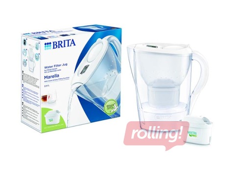 Veefiltrikann Brita Marella, Mxpro, valge, 2.4l