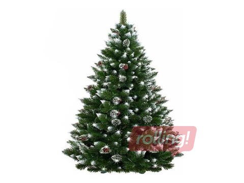 Christmas tree Springos, artificial, with pinecones, 220cm