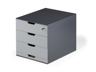 Cabinet for conference rooms Point Box, anthracite