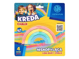  A set of chalks Astra 4. pcs, coloued rainbow