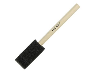 Sponge brush Milan 1321, black, 25 mm