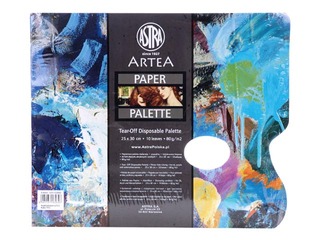 Palette from paper  Astra, 10 sheets, 25x30 cm
