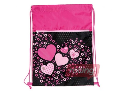 Shoe bag with pocket, Sweet heart