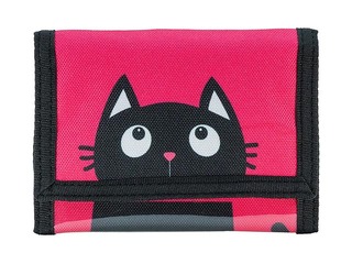 Kids wallet,12.6 x 8 cm, Crazy Kitten