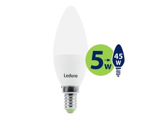 Lambipirn LEDURO LED CL 5W, E14, 2700K, 400lm, matistatud