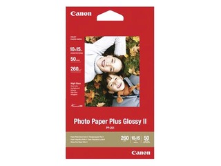 Fotopaber Canon Plus Glossy II PP-201, 10x15cm, 260 g/m², 50 lehte