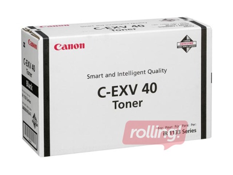 Toonerkassett Canon C-EXV40, must, (6000 lk)