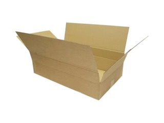 Cardboard box for parcels, size M/L, 580x350x170/110mm, brown