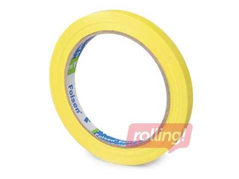 Kleeplint, PVC, kollane, 9mm x 66m